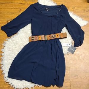 Aztec belt dress